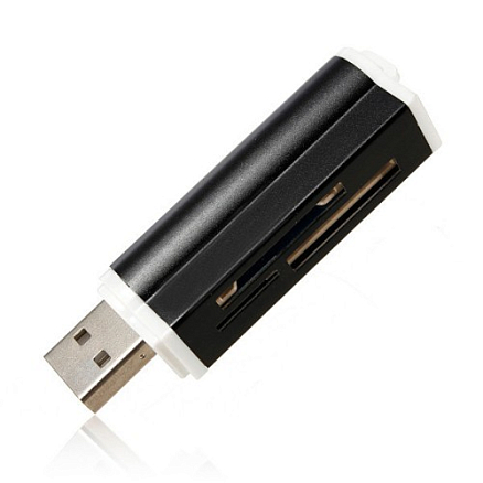 Картридер все-в-одном USB внешний для всех типов карт памяти Siyoteam SY-662 черный