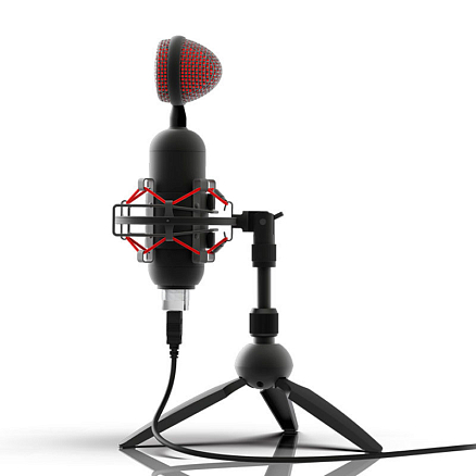 Микрофон для стрима Ritmix RDM-230 черный