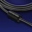 Кабель VGA - VGA (папа - папа) длина 3 м Ugreen VG101 с ферритами черный