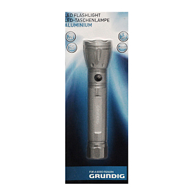 Фонарик светодиодный Grundig G-34579 12 диодов водонепроницаемый серебристый