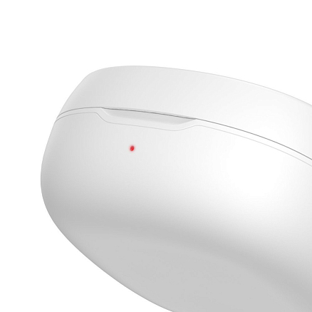 Наушники TWS беспроводные Bluetooth Baseus Encok WM01 Plus вакуумные с микрофоном белые