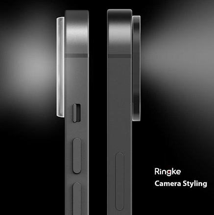 Защитная крышка на камеру iPhone 13, 13 mini Ringke Camera Styling черная