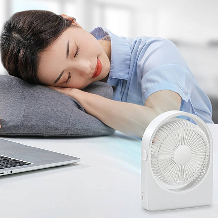 Вентилятор портативный настольный Baseus Serenity Fan Pro белый
