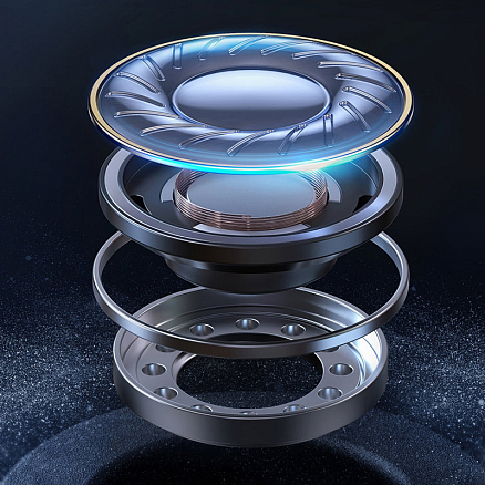 Наушники TWS беспроводные Ugreen WS108 HiTune X5 вакуумные с микрофоном синие