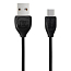 Кабель Type-C - USB 2.0 для зарядки длина 1 м 1.3А Remax Lesu черный