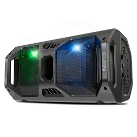 Портативная колонка Sven PS-600 с подсветкой, FM-радио, USB и поддержкой MicroSD карт черная