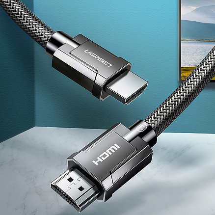 Кабель HDMI - HDMI (папа - папа) длина 2 м версия 2.1 8K 60Hz 4K 120Hz Ugreen HD135
