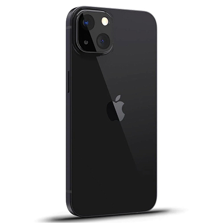 Защитное стекло на камеру для iPhone 13 mini Spigen Optik.TR черное 2 шт.