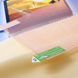 Пленка защитная для сенсорных экранов 8 дюймов (100х159 мм) Calans матовая с разметкой для вырезания