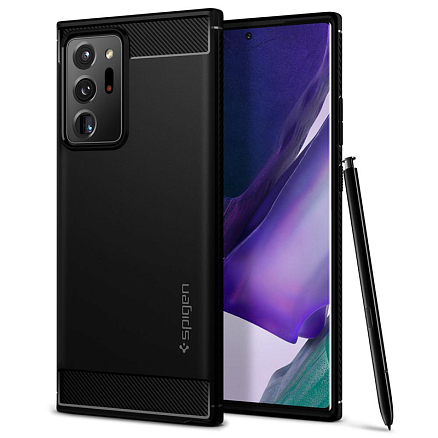 Чехол для Samsung Galaxy Note 20 Ultra гелевый Spigen Rugged Armor черный