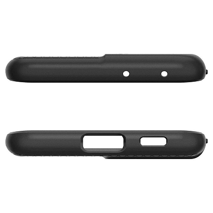 Чехол для Samsung Galaxy S21 Ultra гелевый Spigen SGP Liquid Air матовый черный