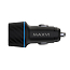 Зарядное устройство автомобильное с USB и Type-C входами 6А 48W Maxvi CCM-MS604PD (быстрая зарядка QC 3.0, PD 3.0) черное