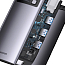 Хаб (разветвитель) Type-C - HDMI, 3 х USB 3.0, Type-C PD, VGA Baseus Gleam Series серый