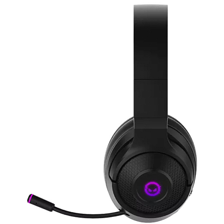 Наушники беспроводные Lorgar Noah 701 полноразмерные с микрофоном, активным шумоподавлением и подсветкой игровые черные