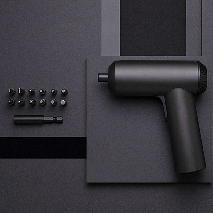 Электроотвертка Xiaomi Mi Cordless Screwdriver (DZN4019TW) 12 в 1 черная