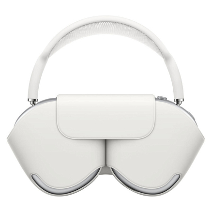 Наушники беспроводные Apple AirPods Max полноразмерные с микрофоном и активным шумоподавлением серебристые