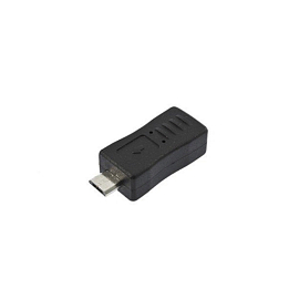 Адаптер MicroUSB папа - MiniUSB мама