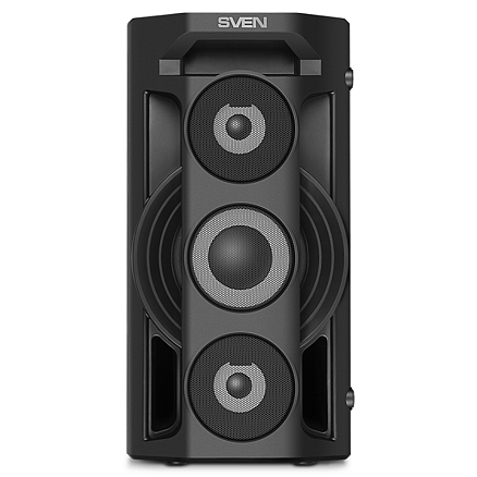 Портативная акустическая система Sven PS-680 с подсветкой, FM-радио, USB и поддержкой MicroSD карт черная