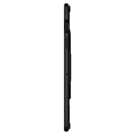Чехол для Samsung Galaxy Tab S7 11.0 T870, T875, S8 11.0 гибридный для экстремальной защиты Spigen Tough Armor Tech черно-серый