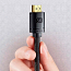 Кабель HDMI - HDMI (папа - папа) длина 3 м версия 2.1 8K 60Hz плетеный Baseus High Definition черный