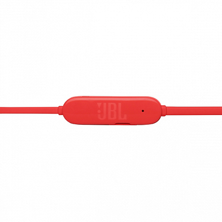Наушники беспроводные Bluetooth JBL Tune 125BT вакуумные с микрофоном и пультом красные