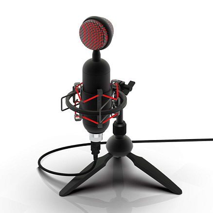 Микрофон для стрима Ritmix RDM-230 черный