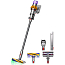 Вертикальный пылесос Dyson V15 Detect Absolute 446986-01 беспроводной желтый никель