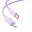 Кабель Type-C - Lightning для зарядки 1,2 м 3А 36W плетеный McDodo CA-3662 (быстрая зарядка PD) фиолетовый