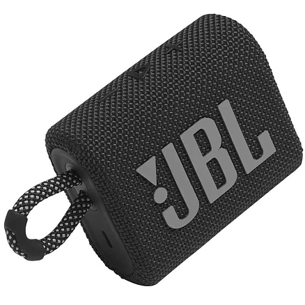 Портативная колонка JBL Go 3 с защитой от воды черная