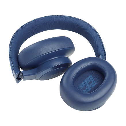 Наушники беспроводные Bluetooth JBL Live 660NC полноразмерные с микрофоном и активным шумоподавлением синие