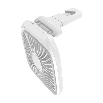 Вентилятор портативный Baseus Foldable Vehicle-mounted Backseat Fan белый