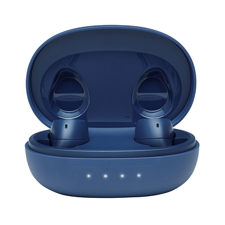 Наушники TWS беспроводные JBL Free II вакуумные с микрофоном синие