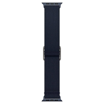 Ремешок-браслет для Apple Watch 38, 40 и 41 мм текстильный Spigen Fit Lite синий