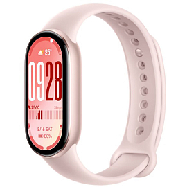 Фитнес-браслет Xiaomi Smart Band 10 M2459B1 (розовое золото, с розовым силиконовым ремешком, международная версия)