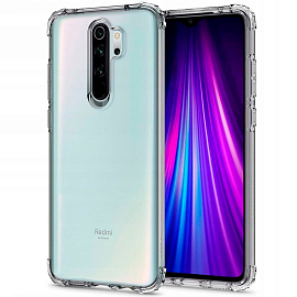 Чехол для Xiaomi Redmi Note 8 Pro гибридный Spigen SGP Crystal Shell прозрачный