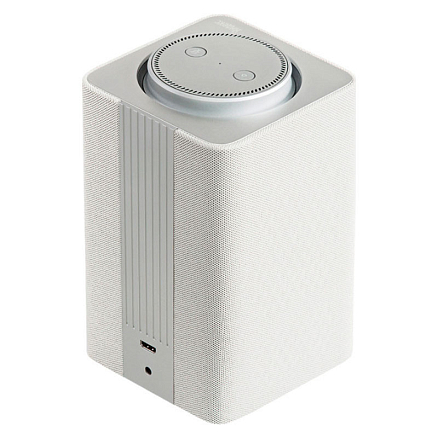 Умная колонка Яндекс Станция с Алисой YNDX-0001S серебристая