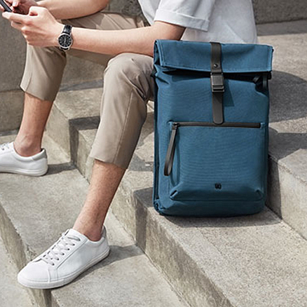 Рюкзак Xiaomi Ninetygo Urban Daily Simple с отделением для ноутбука до 15,6 дюйма синий