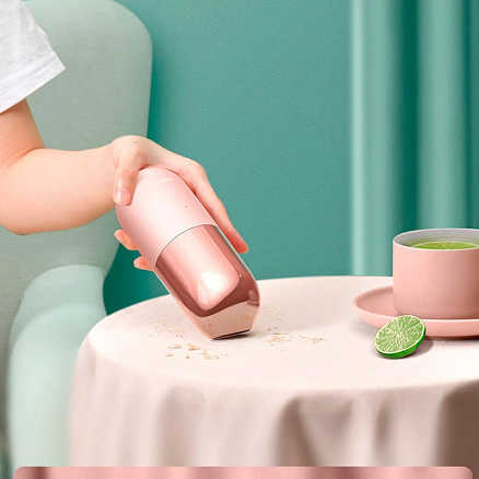 Автомобильный пылесос беспроводной Baseus Capsule Vacuum Cleaner C1 розовый