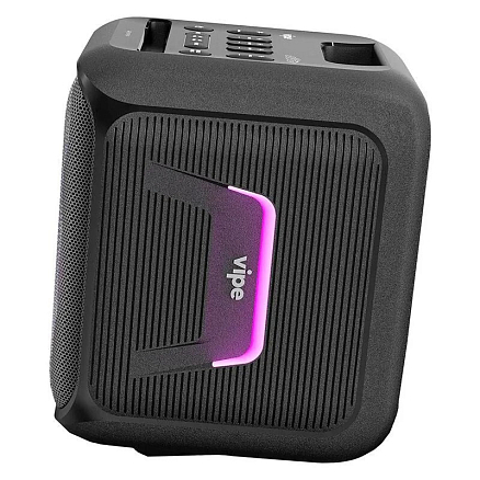 Портативная колонка Vipe Nitro X1 для вечеринок с подсветкой черная