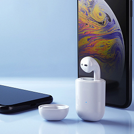 Bluetooth гарнитура WiWU AirSolo (в правое ухо) белая