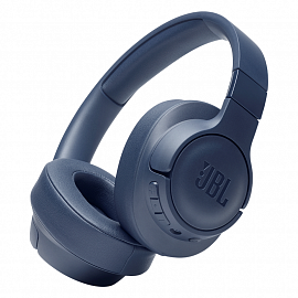 Наушники беспроводные Bluetooth JBL T710BT полноразмерные с микрофоном складные синие