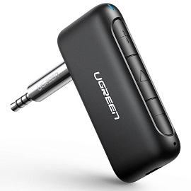 Bluetooth аудио адаптер (ресивер) разъем 3,5 мм Ugreen CM276-70303 с громкой связью черный