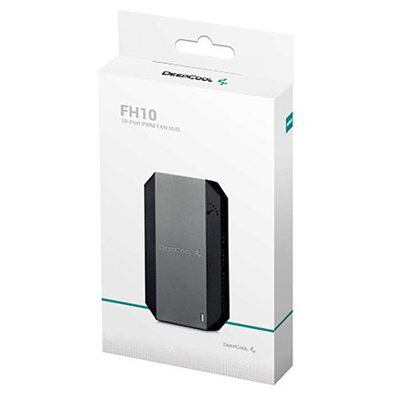 Разветвитель питания на 10 вентиляторов (кулеров) для корпуса ПК Deepсool FH-10 черный