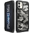 Чехол для iPhone 12 Mini гибридный Ringke Fusion X Design Camo черный