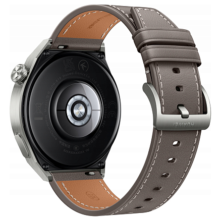 Умные часы Huawei Watch GT 3 Pro ODN-B19 с кожаным ремешком серые