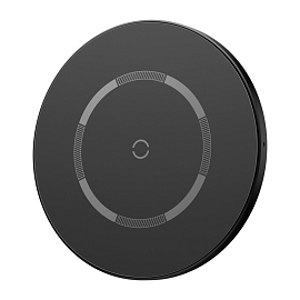 Беспроводная магнитная зарядка для телефона 15W Baseus Simple черная