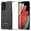 Чехол для Samsung Galaxy S21 Ultra гелевый с блестками Spigen SGP Liquid Crystal Glitter прозрачный