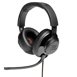 Наушники JBL Quantum 200 полноразмерные с микрофоном игровые черные