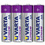 Батарейка FR6 Lithium (пальчиковая большая AA) Varta упаковка 4 шт.