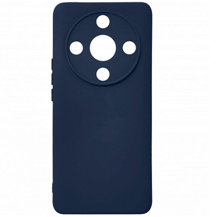 Чехол для Honor X9b силиконовый Color Soft Touch темно-синий